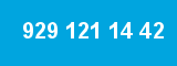 929 121 14 42